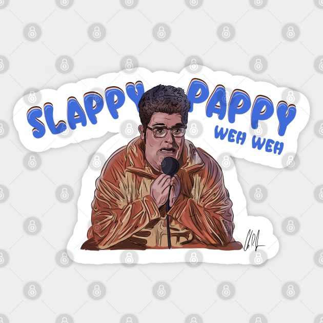 SNL: Slappy Pappy Sticker by 51Deesigns